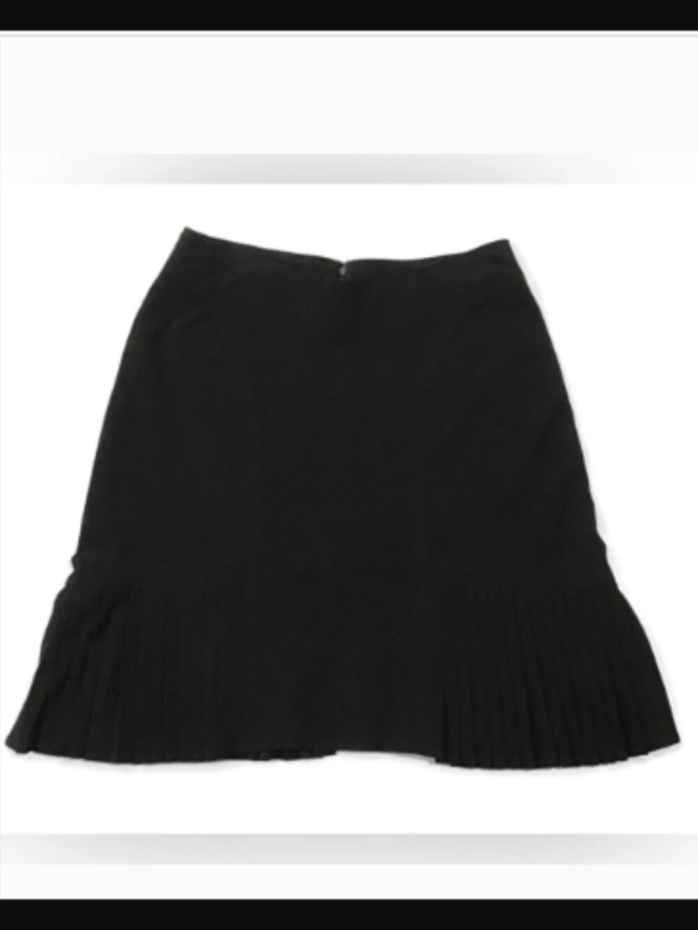 Uniform John Paul Richard Pleated Stretchy Black Skirt